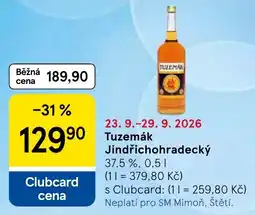 Tesco Tuzemák Jindřichohradecký nabídka