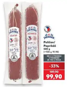 Kaufland Poličan / Paprikáš nabídka
