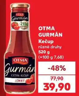 Kaufland Otma Gurmán Kečup nabídka