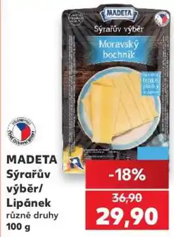 Kaufland MADETA Sýrařův výběr/ Lipánek nabídka