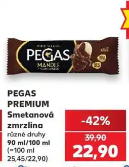 Kaufland PEGAS PREMIUM Smetanová zmrzlina nabídka