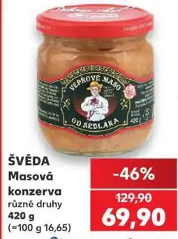 Kaufland ŠVÉDA Masová konzerva nabídka