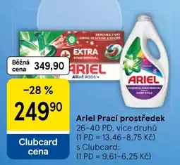 Tesco Ariel Prací prostředek nabídka