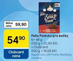 Tesco Felix Polévky pro kočky nabídka