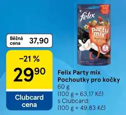 Tesco Felix party mix nabídka