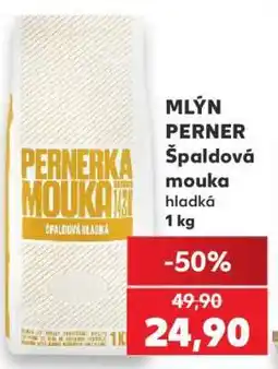 Kaufland MLÝN PERNER Špaldová mouka nabídka