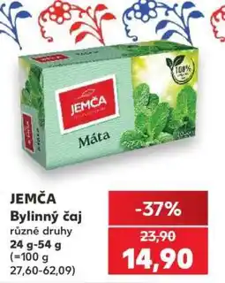 Kaufland Jemča bylinný čaj nabídka