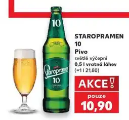 Kaufland STAROPRAMEN 10 Pivo nabídka