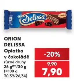 Kaufland ORION DELISSA Oplatka v čokoládě nabídka