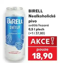 Kaufland BIRELL Nealkoholické pivo nabídka