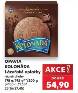 Kaufland Opavia Kolonáda lázeňské oplatky nabídka