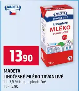 Terno Madeta jihočeské mléko trvanlivé nabídka