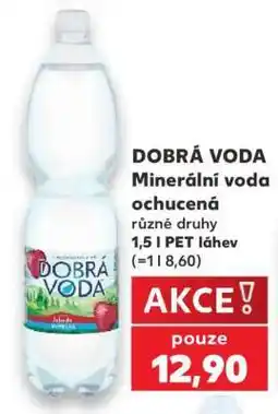 Kaufland Dobrá voda minerální voda ochucená nabídka