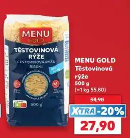 Kaufland MENU GOLD Těstovinová rýže nabídka