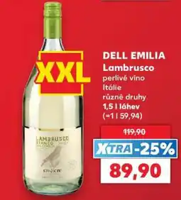 Kaufland DELL EMILIA Lambrusco nabídka