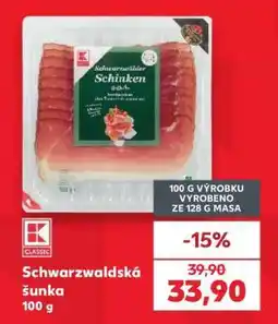 Kaufland SCHWARZWALDSKÁ ŠUNKA nabídka
