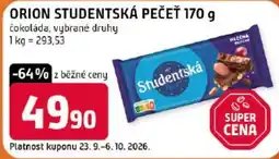 Terno Orion studentská pečeť nabídka