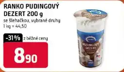 Terno Ranko pudingový dezert nabídka