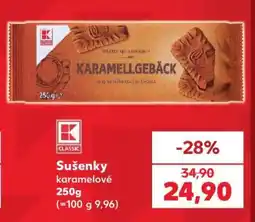 Kaufland Sušenky karamelové nabídka