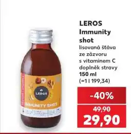 Kaufland Leros Immunity Shot nabídka