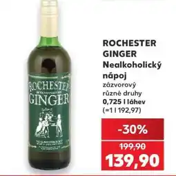 Kaufland ROCHESTER GINGER Nealkoholický nápoj nabídka