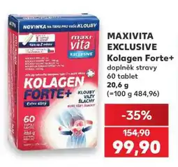 Kaufland MAXIVITA EXCLUSIVE Kolagen Forte+ nabídka