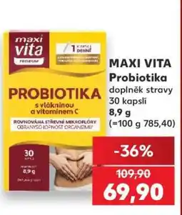 Kaufland Maxi Vita Probiotika nabídka