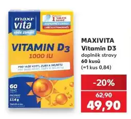Kaufland Maxivita Vitamin D3 nabídka