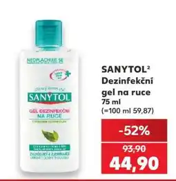 Kaufland Sanytol Dezinfekční gel na ruce nabídka