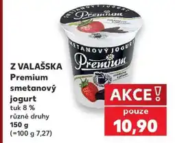 Kaufland Z Valašska Premium smetanový jogurt nabídka