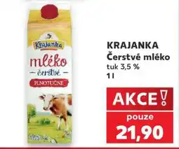 Kaufland KRAJANKA Čerstvé mléko nabídka