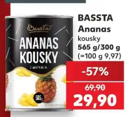 Kaufland BASSTA Ananas kousky nabídka