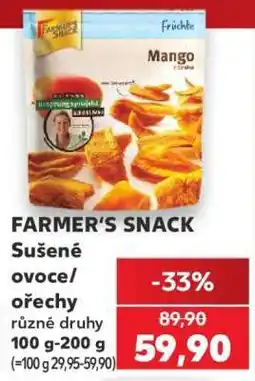 Kaufland FARMER’S SNACK Sušené ovoce/ořechy nabídka