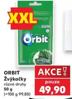 Kaufland Orbit žvýkačky nabídka
