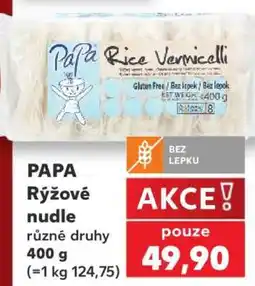 Kaufland PAPA Rýžové nudle nabídka