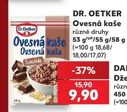 Kaufland Dr. Oetker Ovesná kaše nabídka