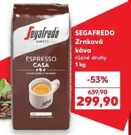 Kaufland Segafredo zrnková káva nabídka