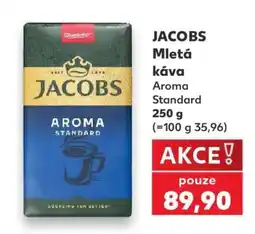 Kaufland JACOBS Mletá káva Aroma Standard 250 g nabídka