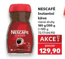 Kaufland NESCAFÉ Instantní káva nabídka