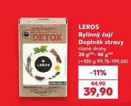 Kaufland LEROS Bylinný čaj/Doplněk stravy nabídka