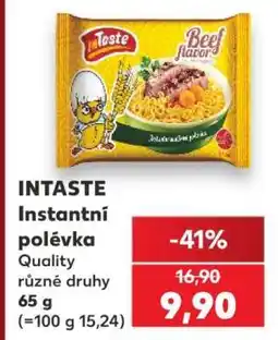 Kaufland INTASTE Instantní polévka nabídka