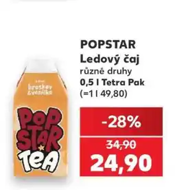 Kaufland POPSTAR Ledový čaj nabídka