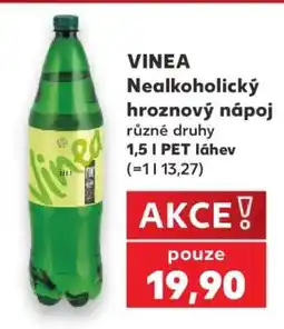 Kaufland VINEA Nealkoholický hroznový nápoj nabídka