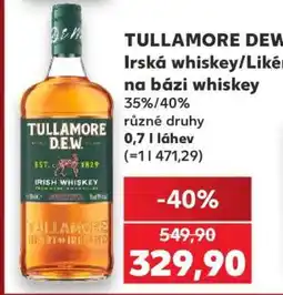 Kaufland TULLAMORE DEW Irská whiskey/Likér na bázi whiskey nabídka