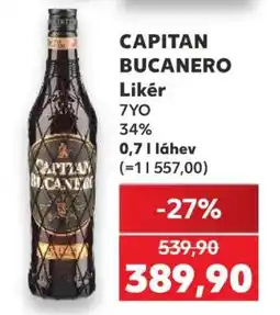 Kaufland CAPITAN BUCANERO Likér nabídka