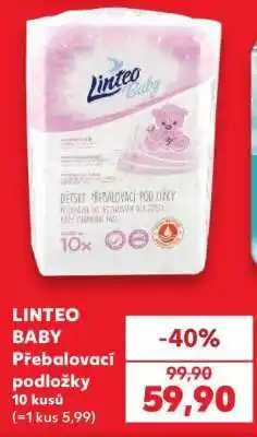 Kaufland LINTEO BABY Přebalovací podložky nabídka