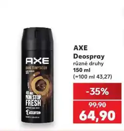 Kaufland AXE Deospray nabídka