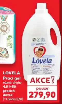 Kaufland Lovela prací gel nabídka