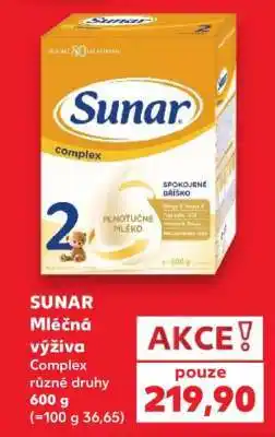 Kaufland SUNAR Mléčná výživa nabídka