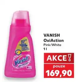 Kaufland VANISH OxiAction Pink/White 1l nabídka